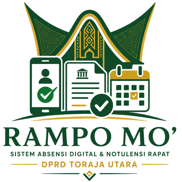 Logo Rampo Mo' — Sistem Absensi Digital & Notulensi Rapat